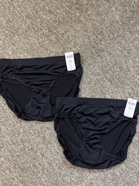 Soma NWT Traveler high leg Black Women's Panty Briefs - Pack of 2